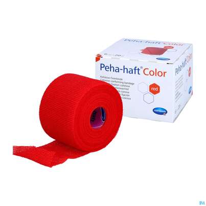 Peha-haft Color Latexfrei Red 20mx 6cm 1st, A-Nr.: 3879783 - 04