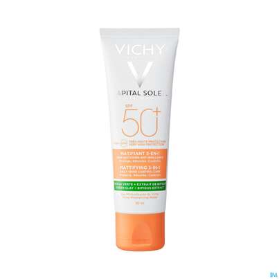 Sonnenprodukte Vichy/capital Soleil Mattierende Sonnenpflege 3in1 Lsf50+ 50ml, A-Nr.: 5232258 - 04