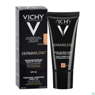 Vichy Dermablend/fluid Make-up 55 Bronze 30ml, A-Nr.: 3044653 - 11