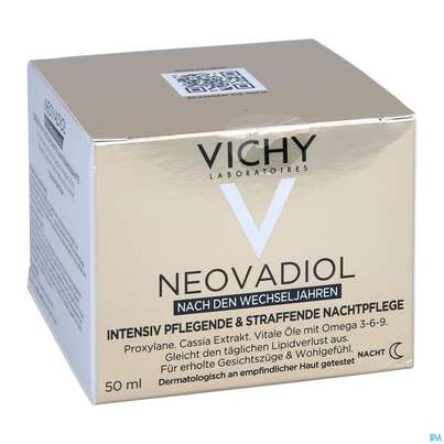 Sie sehen eine Packung Vichy Neovadiol Nach Den Wechseljahren Nacht 50ml, Produktbild: 04 Vichy Neovadiol Nach Den Wechseljahren Nacht 50ml, A-Nr.: 5428406 - 04