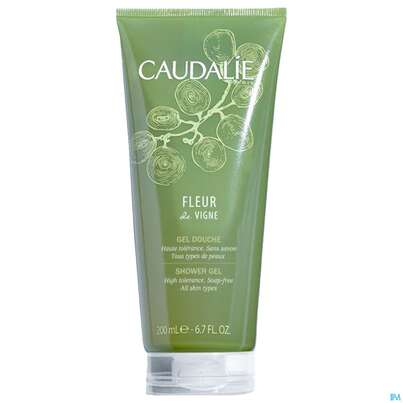 Sie sehen eine Packung Caudalie Duschgel Fleur De Vigne Tb 200ml, Produktbild: 01 Caudalie Duschgel Fleur De Vigne Tb 200ml, A-Nr.: 3559446 - 01