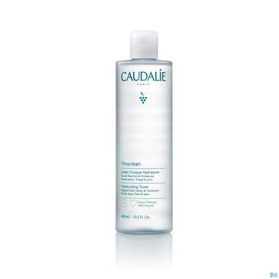 Sie sehen eine Packung Caudalie Vinoclean Gesichtstonic Feuchtigkeit 400ml, Produktbild: 03 Caudalie Vinoclean Gesichtstonic Feuchtigkeit 400ml, A-Nr.: 5413669 - 03