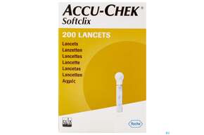 Diagnostika U.zubehoer Accu-chek -roche Diabetes Softclix Lanzetten 200st, A-Nr.: 1877053 - 01