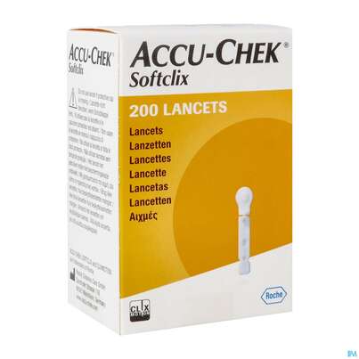 Diagnostika U.zubehoer Accu-chek -roche Diabetes Softclix Lanzetten 200st, A-Nr.: 1877053 - 02