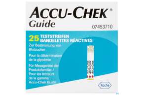 Diagnostika U.zubehoer Accu-chek -roche Diabetes Guide Glucose Streifen 25st, A-Nr.: 4578925 - 01