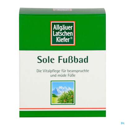 Allgaeuer Latschenkiefer Sole-fussbad 10x10 100g, A-Nr.: 0864574 - 03