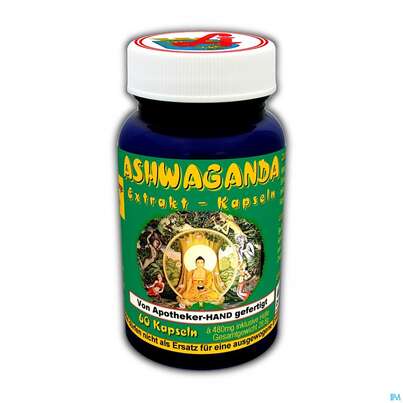 Ashwaganda Extrakt Kapseln Withania Somnifera 60st, A-Nr.: 3996483 - 02