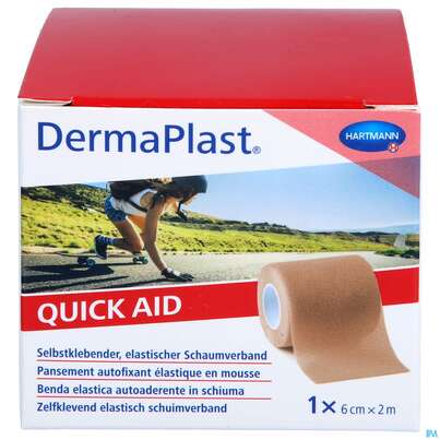 Dermaplast Quickaid 2mx 6cm Hautfarben 1st, A-Nr.: 4938967 - 01