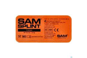 Fingerschiene Sam Splint Alu Formbar 9,5x 4,5cm S 005 1st, A-Nr.: 2862065 - 01