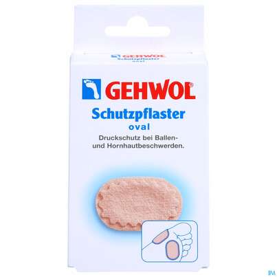 Gehwol Schutzpflaster Oval Nr 64172 4st, A-Nr.: 1132519 - 01