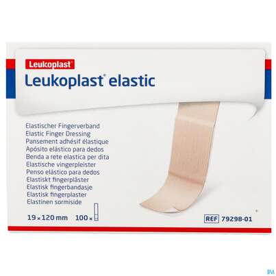 Fingerverbaende Leukoplast Elastic/fingerstrips 19x120mm 7929801 100st, A-Nr.: 4803807 - 01