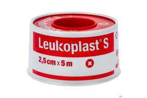 Wundpflaster Leukoplast/s Rollenpflaster 5mx 2,5cm 4761500 1st, A-Nr.: 1218356 - 01