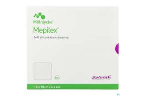 Wundverband Mepilex Silikon 10x 10cm 5st, A-Nr.: 2211801 - 01