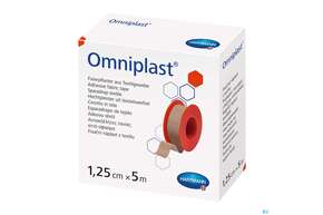 Fixierpflaster Omniplast 5mx 1,25cm 1st, A-Nr.: 1565980 - 01