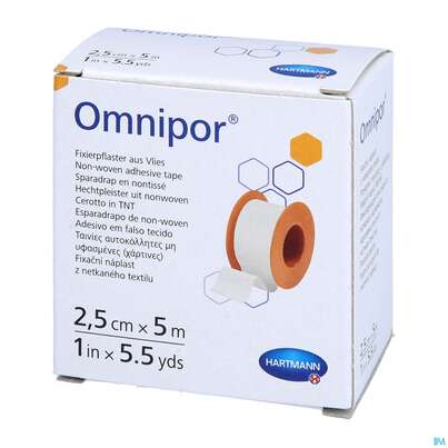 Fixierpflaster Omnipor 5mx 2,5cm 1st, A-Nr.: 0874472 - 02