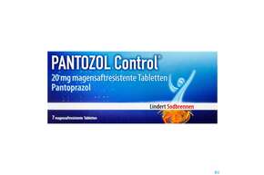 Pantozol Control Magensaftresistente Tabl 20mg 7st, A-Nr.: 3544775 - 01