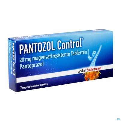 Pantozol Control Magensaftresistente Tabl 20mg 7st, A-Nr.: 3544775 - 02