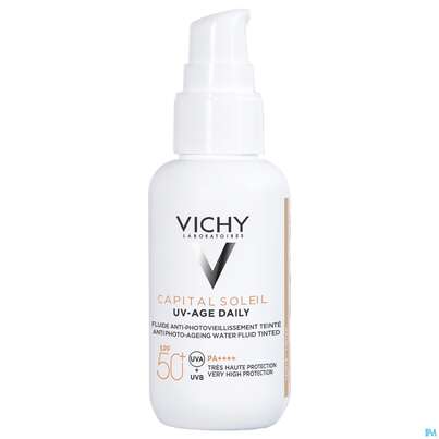 Sonnenprodukte Vichy/capital Soleil Gesichtscreme Uv-age Lsf50+ Getoent Tt He 40ml, A-Nr.: 5470199 - 03