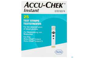 Diagnostika U.zubehoer Accu-chek -roche Diabetes Instant Glucose Streif 25st, A-Nr.: 5457299 - 01