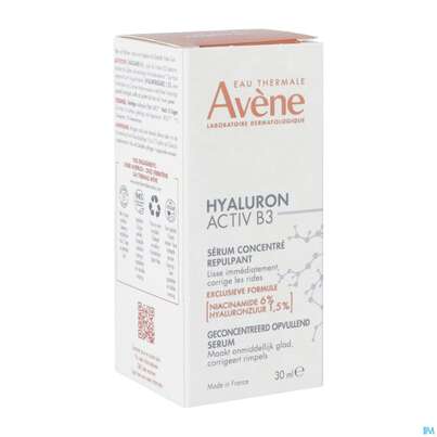 Sie sehen eine Packung Avene Hyaluron Activ B3 Serum 30ml, Produktbild: 04 Avene Hyaluron Activ B3 Serum 30ml, A-Nr.: 5693249 - 04