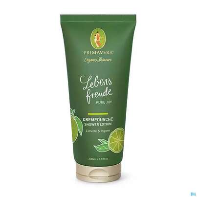 Sie sehen eine Packung Primavera Lebensfreude Cremedusche 200ml, Produktbild: 01 Primavera Lebensfreude Cremedusche 200ml, A-Nr.: 5732647 - 01