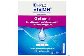 Augentropfen Hylo-vision Sine Gel 0,35ml 60st, A-Nr.: 3829578 - 01