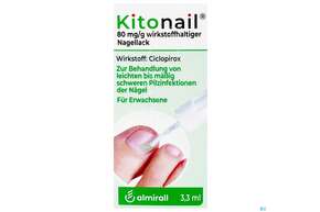 Kitonail Wirkstoffhaltiger Nagellack 80mg/g 3,3ml, A-Nr.: 3763684 - 01