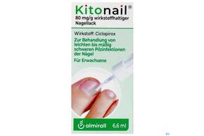 Kitonail Wirkstoffhaltiger Nagellack 80mg/g 6,6ml, A-Nr.: 3763690 - 01