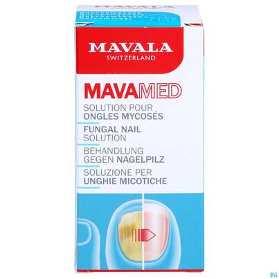 Sie sehen eine Packung Nagel Pilz Anti Mavala Mavamed 970.0 5ml, Produktbild: 01 Nagel Pilz Anti Mavala Mavamed 970.0 5ml, A-Nr.: 4886130 - 01