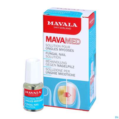 Sie sehen eine Packung Nagel Pilz Anti Mavala Mavamed 970.0 5ml, Produktbild: 05 Nagel Pilz Anti Mavala Mavamed 970.0 5ml, A-Nr.: 4886130 - 05