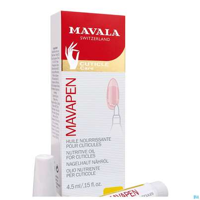 Sie sehen eine Packung Mavapen Nagelhautpflegeoel-stift 4,5ml, Produktbild: 12 Mavapen Nagelhautpflegeoel-stift 4,5ml, A-Nr.: 2976550 - 12