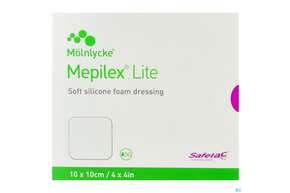 Wundverband Mepilex Silikon Lite 10x 10cm 5st, A-Nr.: 2829903 - 01