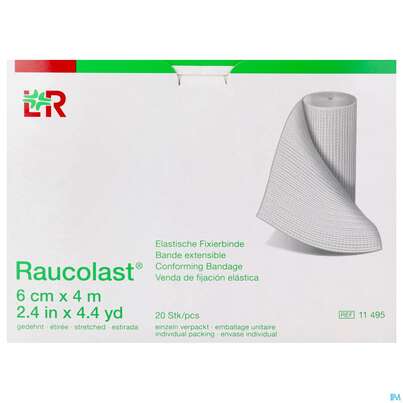 Fixierbinden Raucolast 4mx 6cm 20st, A-Nr.: 0904138 - 01