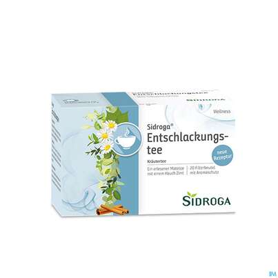 Sie sehen eine Packung Sidroga Tee Doppelkammerbeutel Wellness Entschlackung 20st, Produktbild: 02 Sidroga Tee Doppelkammerbeutel Wellness Entschlackung 20st, A-Nr.: 3051877 - 02