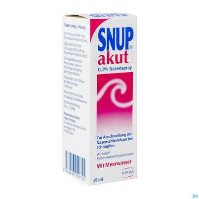 Snup Akut Nasenspray 0,1% 15ml, A-Nr.: 3900750 - 02