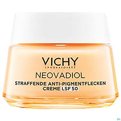 Sie sehen eine Packung Vichy Neovadiol Anti-pigmentflecken Creme Lsf50 50ml, Produktbild: 05 Vichy Neovadiol Anti-pigmentflecken Creme Lsf50 50ml, A-Nr.: 5747376 - 05