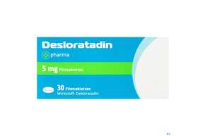 Desloratadin-+pharma Filmtabl 5mg 30st, A-Nr.: 3903151 - 01