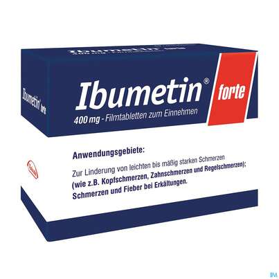 Ibumetin Filmtabl Forte 400mg 20st, A-Nr.: 2420278 - 04