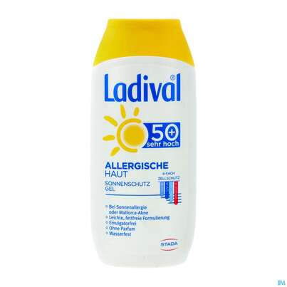 Sonnenprodukte Ladival/allerg Gel F50+ 200ml, A-Nr.: 3707378 - 02