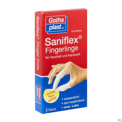 Fingerlinge Gothaplast Saniflex 6st, A-Nr.: 3433403 - 02