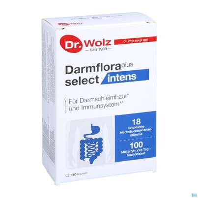 Dr.wolz Darmflora Plus Select Intens Kapseln 60649 80st, A-Nr.: 5646095 - 03