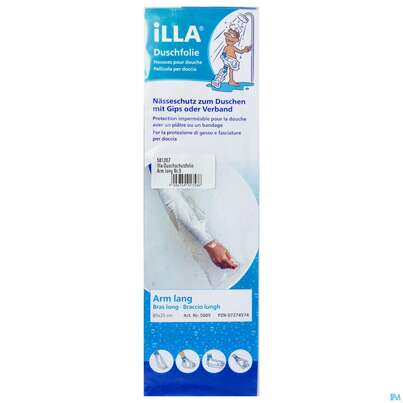 Duschschutz Illa +klebeverschluss Arm 5st, A-Nr.: 0878197 - 01