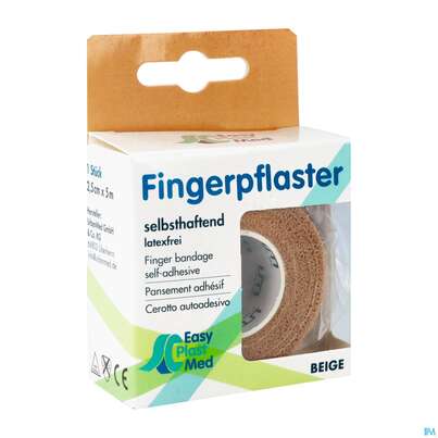 Easyplast Med Fingerpflaster 2,5cmx 5m Haut 1st, A-Nr.: 5723720 - 02