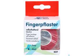 Easyplast Med Fingerpflaster 2,5cmx 5m Rot 1st, A-Nr.: 5723708 - 01