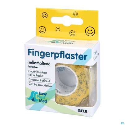 Easyplast Med Fingerpflaster 2,5cmx 5m Smiley 1st, A-Nr.: 5723683 - 02