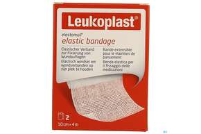 Elastische Binden Elastomull/leukoplast Einzeln Verpackt 4mx 10cm 2st, A-Nr.: 4757912 - 01