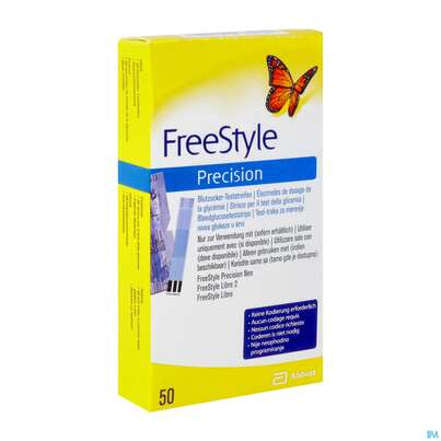 Diagnostika U.zubehoer Freestyle/precision Teststreifen -abbott 50st, A-Nr.: 2392085 - 04