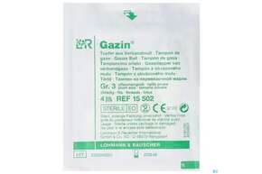 Gazin Kugeltupfer Bw Steril Pflaumengross Gr.3 1x 4 4st, A-Nr.: 2575041 - 01