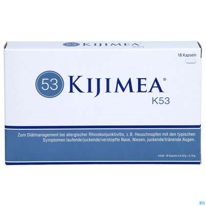 Sie sehen eine Packung Kijimea Kapseln K53 18st, Produktbild: 01 Kijimea Kapseln K53 18st, A-Nr.: 5443015 - 01