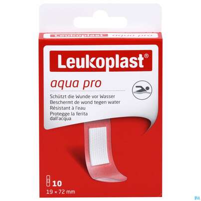 Wundpflaster Leukoplast/aqua Pro Wasserdicht 19x72mm 10st, A-Nr.: 4369073 - 01